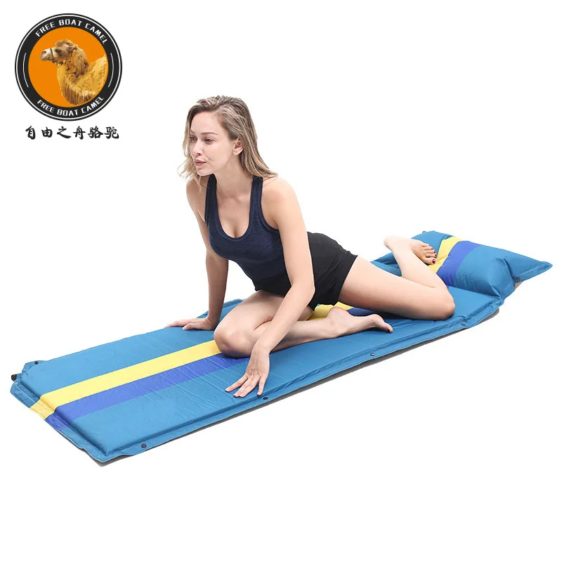 

Cross Border Outdoor Automatic Inflatable Pad Widened Thick Camping Tent Moisture-Proof Mat Single Person Lunch Break Air Cushio