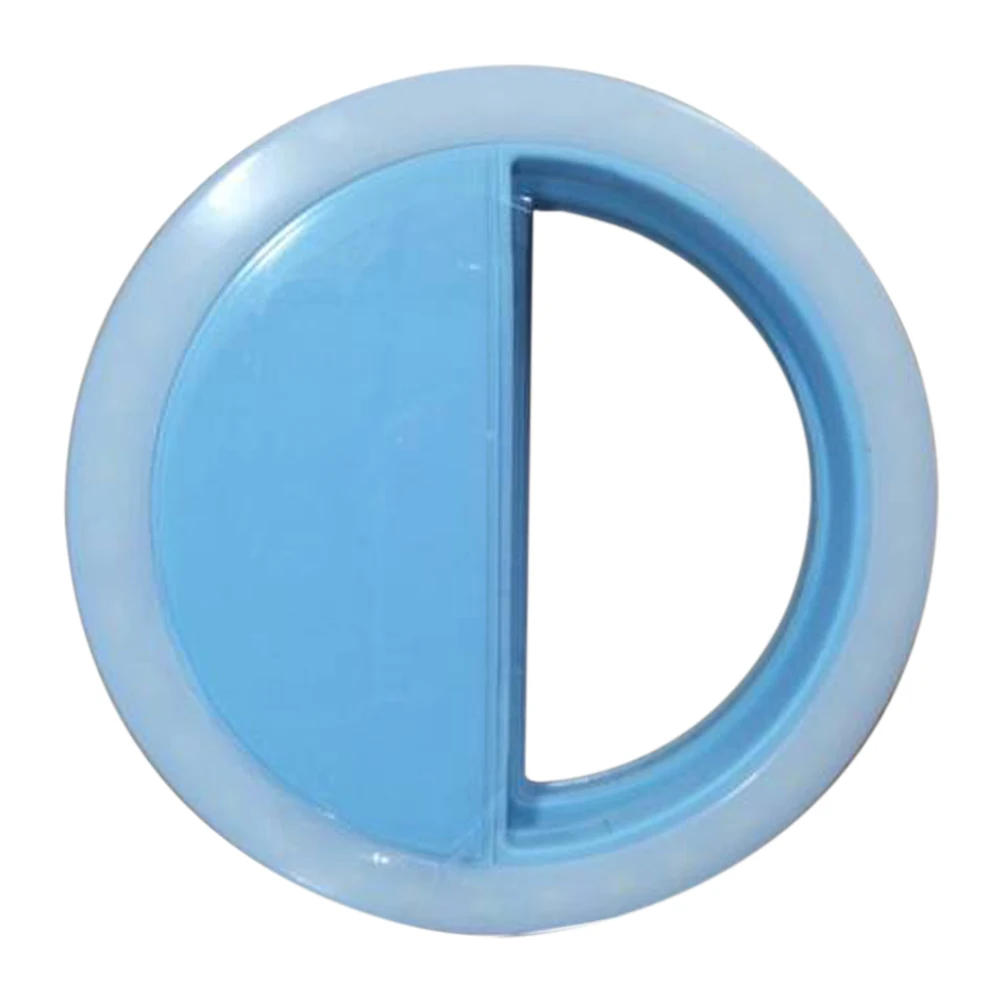 Портативный селфи светодиодный кольцевой светильник с зажимом для камеры на Android