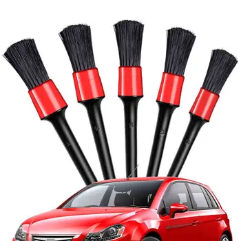 

5pcs Car Cleaning Brushes Exterior Wheel PP Plastic + Mixed Fiber High quality