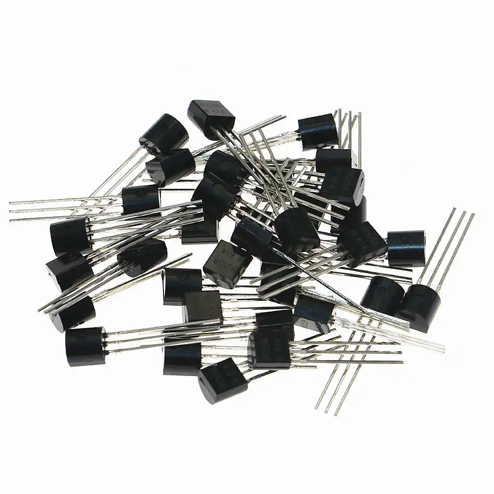 100pcs/lot NPN/PNP TO-92 power transistor Triode S8050 8550 9012 9013 9014 9015 9018 A1015 C1815 2N2222 2N3904 2N3906 C945 2N5401 2N5551 BC547