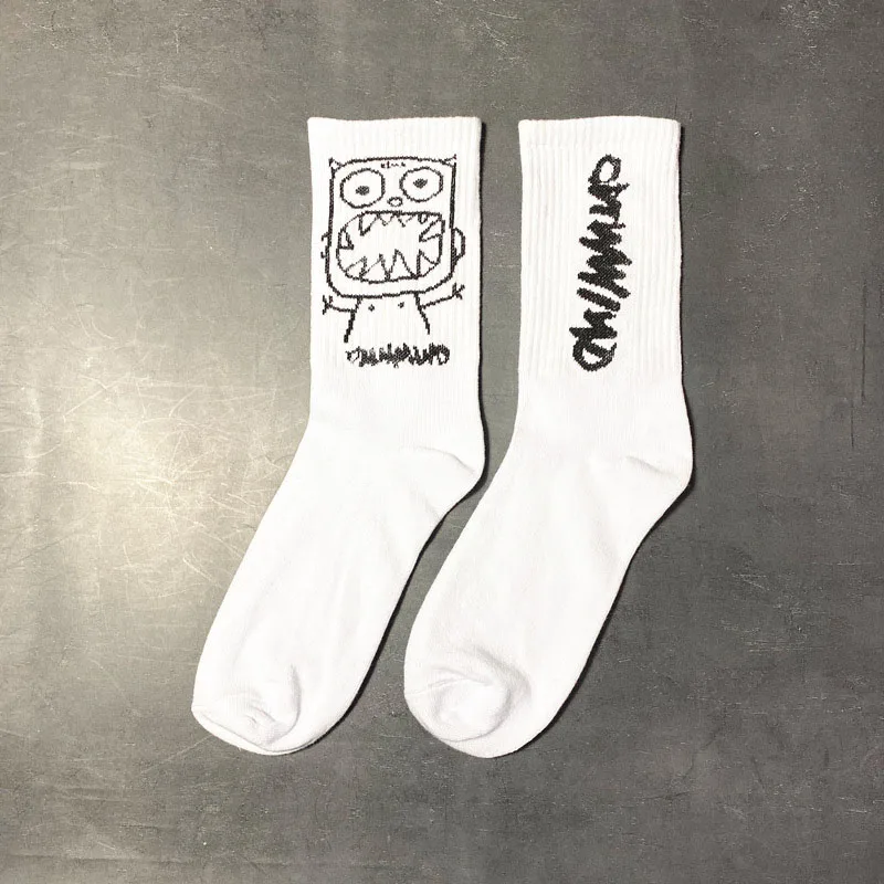 Details about   Personality Tie-dye Skate Socks Unisex Hip Hop Cotton Calf Length Tube Socks