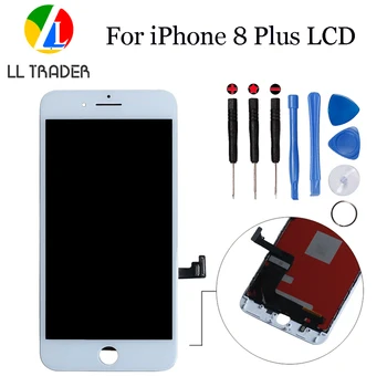 

100% Tested AAA Display Replacement For iPhone8 Plus LCD Screen Touch 5.5 inch 8 Plus LCD Display White Assembly Digitizer+Tools