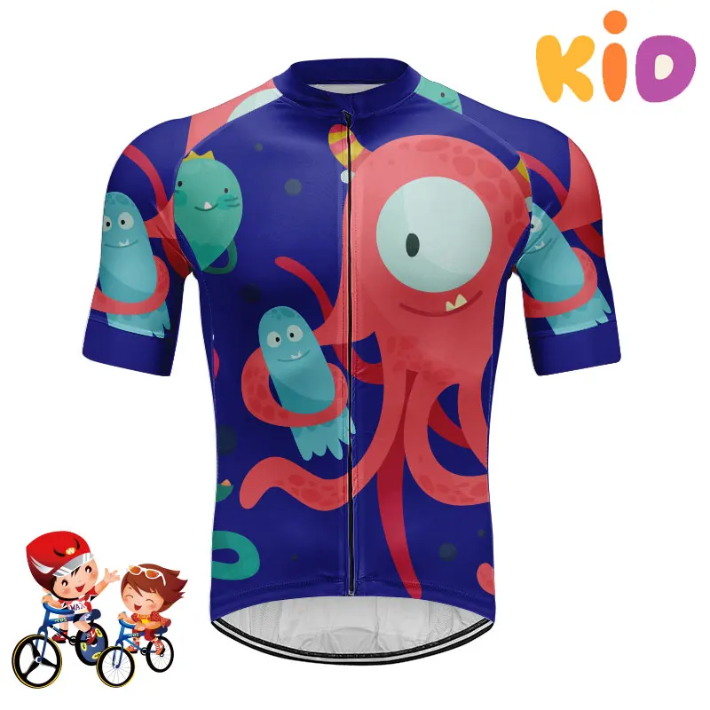 Runchita Summer Kids Cycling Jerseys Child Bike Cycling Clothes Boys