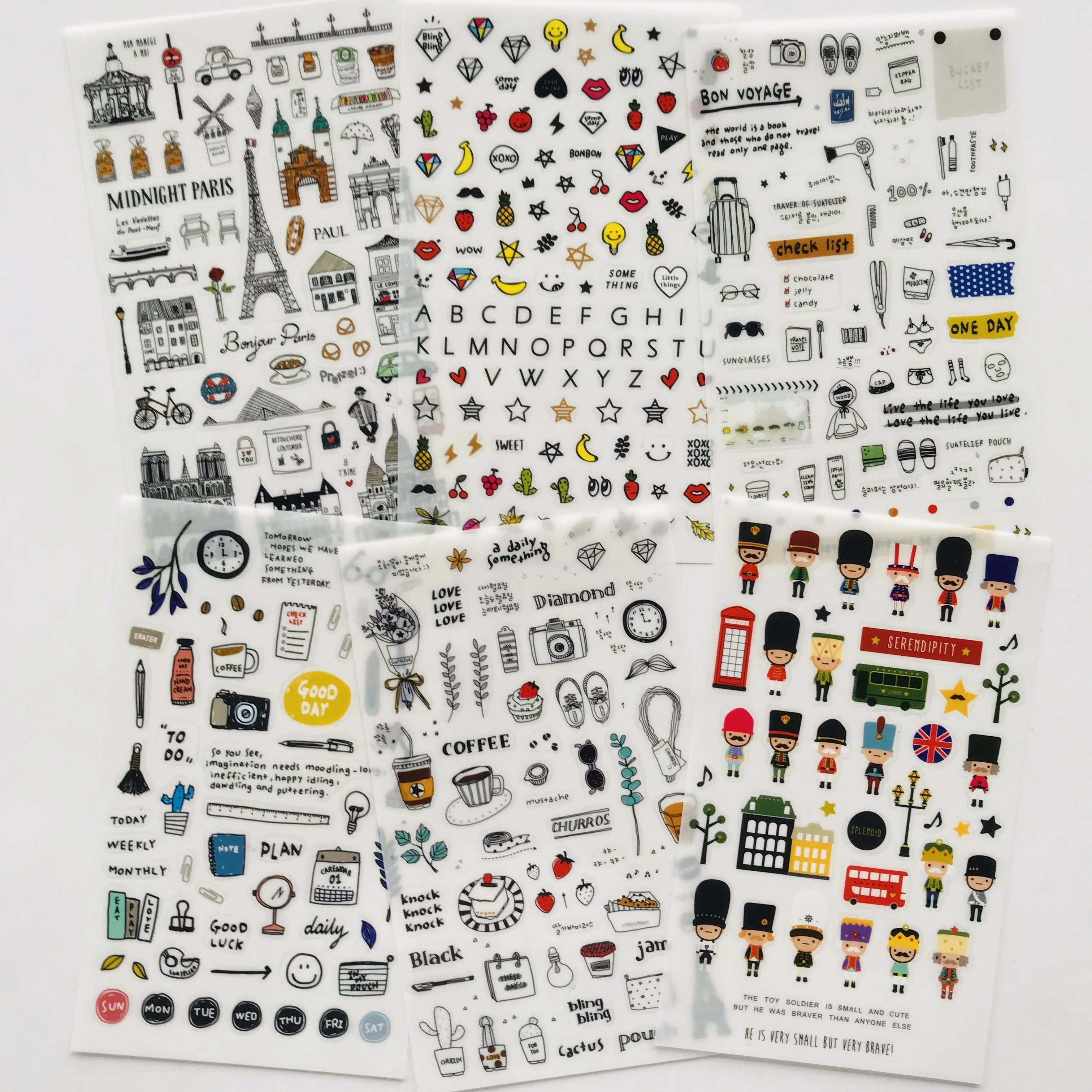 Рисунок 5 - Наклейки декоративные в стиле путешествий с Лондоном