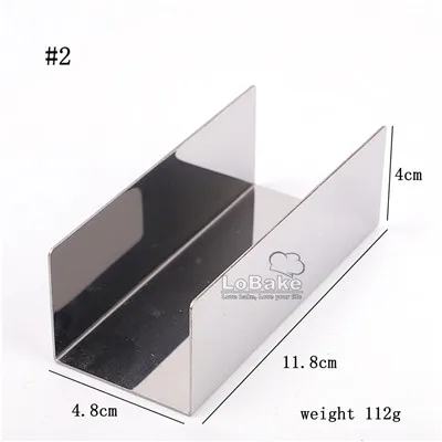 short 4.8cm width 4 размера U Стиль 11,8 см 23,8 см нержавеющая сталь Клюква форма для печенья хлеб форма металлический Форма для торта Форма для выпечки буханка Инструменты для выпечки «сделай сам» - Цвет: short 4.8cm width