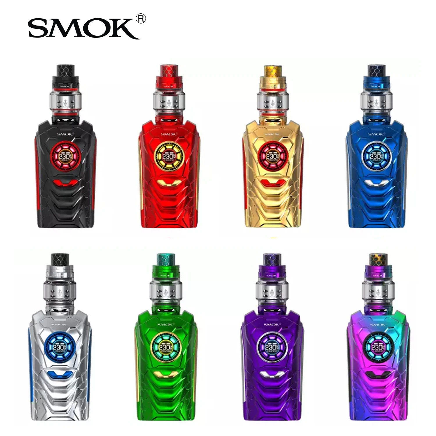 SMOK I-PRIV 230 Вт TC VW I Priv Box Mod 8 мл TFV12 Prince Tank Голосовое управление Интеллектуальный