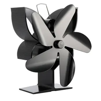 

SF901S Thermal Power Fireplace Heater Five Blades Fireplace Heating Fan Efficient Air Heater Low Noise Fan