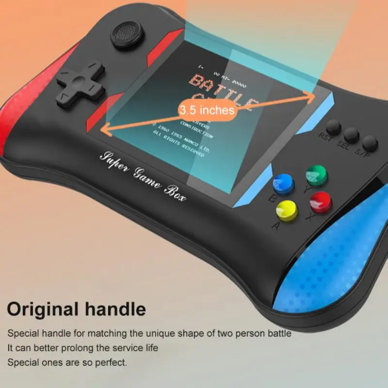 Portable Handheld Game Player 3.5 Inch Mini Retro Video Console Built-in 500 Classic Games Two Gamepad 2021 | Электроника