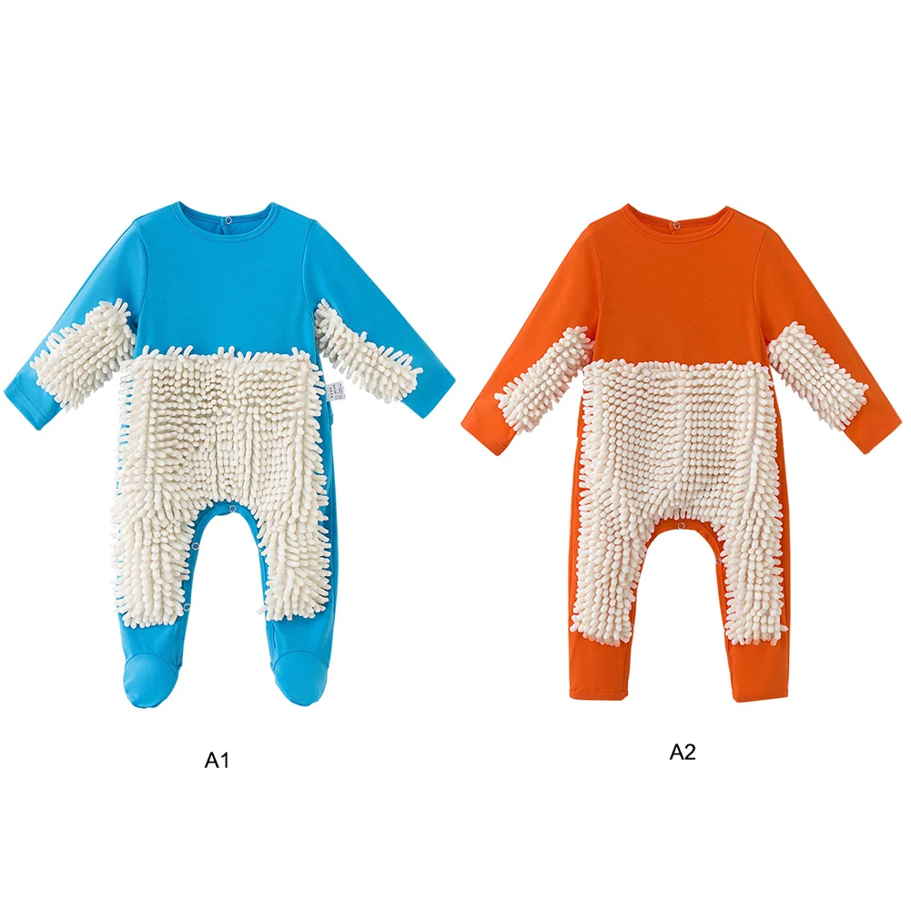 Barboteuse Pour Bebe Tenue De Nettoyage Sur Les Sols Combinaison De Nettoyage A Manches Longues Vetements Pour Nouveau Nes Aliexpress