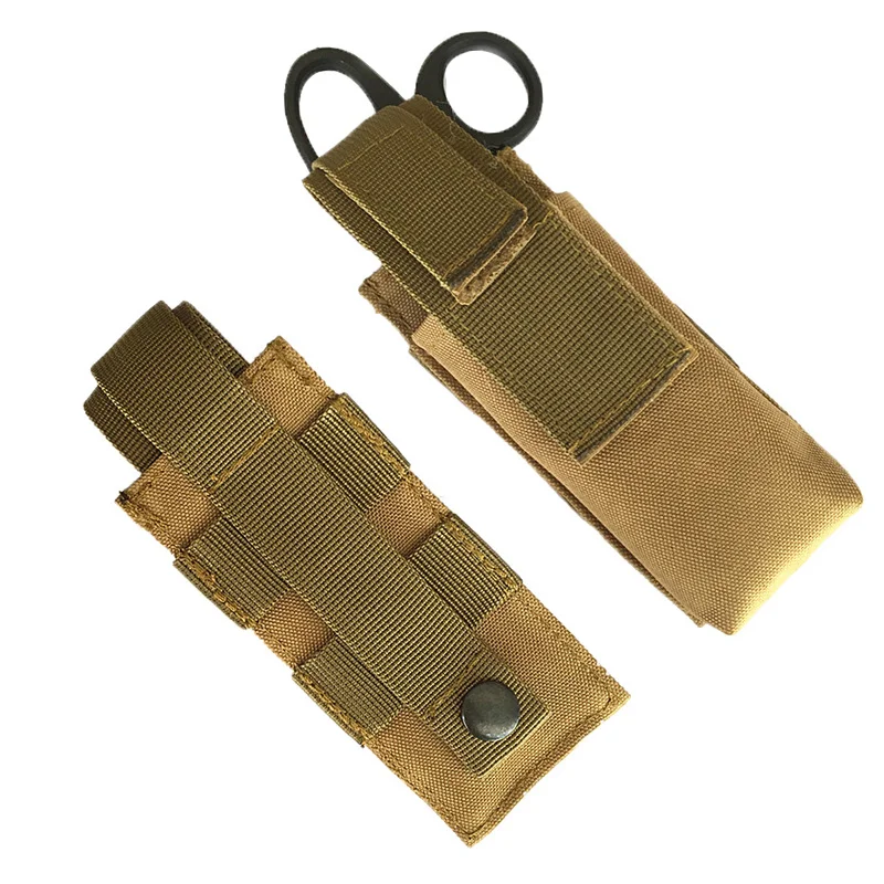 Bolsa de torniquete táctico para exteriores, bolsa médica grande para tijeras, MOLLE, accesorios deportivos, paquete colgante pequeño