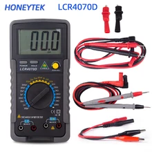 HONEYTEK цифровой емкость индуктивность противодейственный Мультиметр LCR фарадметр Метрическая индуктивность метр для измерения ёмкости наборы для ухода за кожей