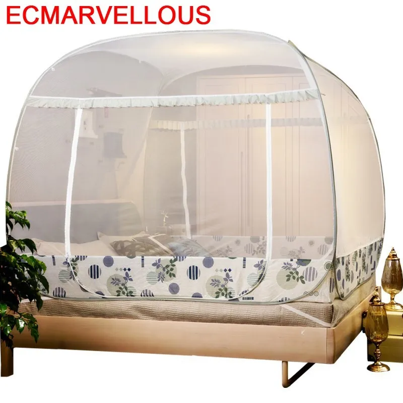 Pour Double Nordic Style Kids Decoration Bed Curtain Girl Room Decor Yurt Klamboe Ciel De Lit Canopy Mosquitera Mosquito Net