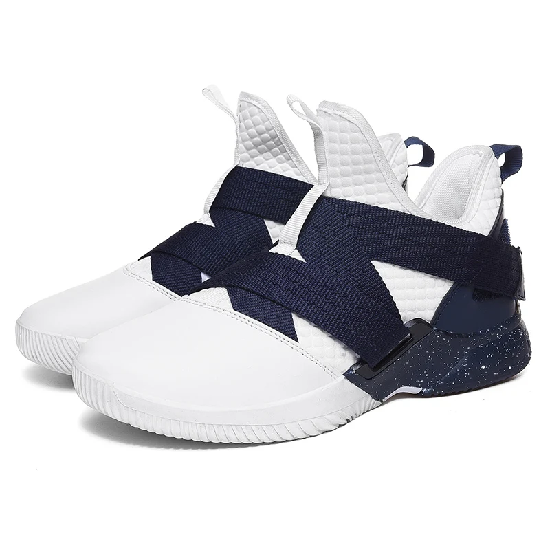 Уличная Мужская баскетбольная обувь; zapatillas hombre Deportiva; высокие дышащие мужские Ботильоны; кроссовки для тренировок; спортивная обувь