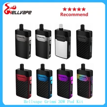 Новое поступление Hellvape Grimm 30W Pod Kit 1200mah Встроенный аккумулятор макс 80W выход вейп-комплект электронной сигареты VS Aegis boost