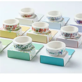 

A Reel of Kawaii Washi Masking Tape Delicate Lovely Petal Animal Flower Paper Masking Tapes Japanese Diy Scrapbooking Sticker