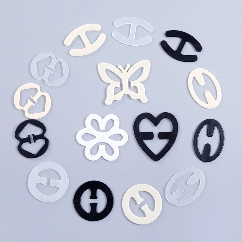

NEW Invisible Bra Clips Straps Holders Intimates Accessories Hot Sale Plastic Stealth Buckle Underwear Fasteners 3Pcs/set