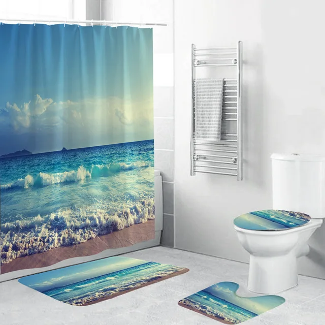 Coastal-Beach-Scenery-Printed-Pattern-Shower-Curtain-Pedestal-Rug-Lid-Toilet-Cover-Mat-Bath-Mat-Set.jpg_640x640 (9)