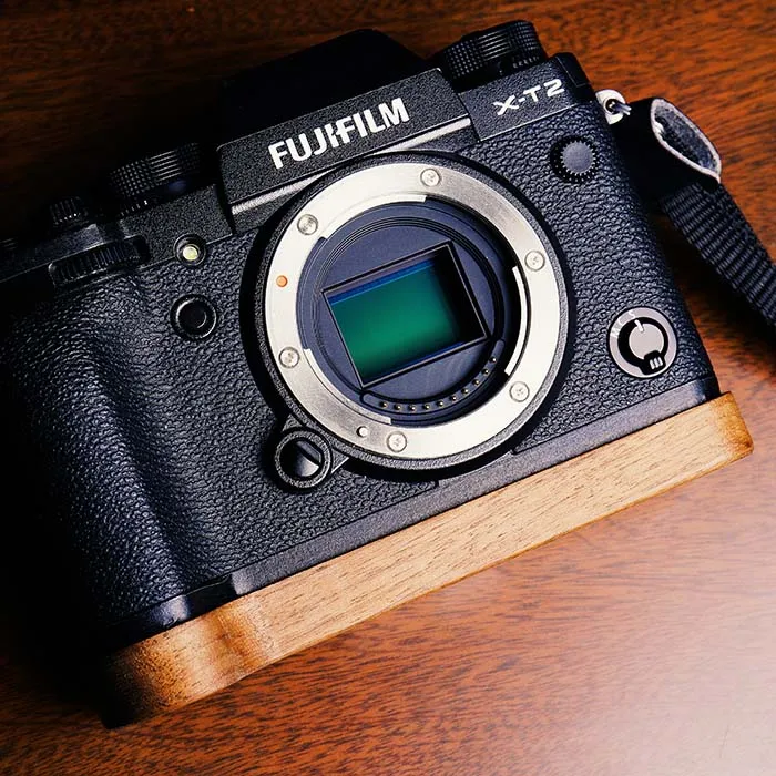 Идеально подходит для Fuji Fujifilm X-T3 XT3 X-T2 XT2 грецкий орех ручной работы деревянная рукоятка держатель быстросъемный L Пластина вертикальный кронштейн