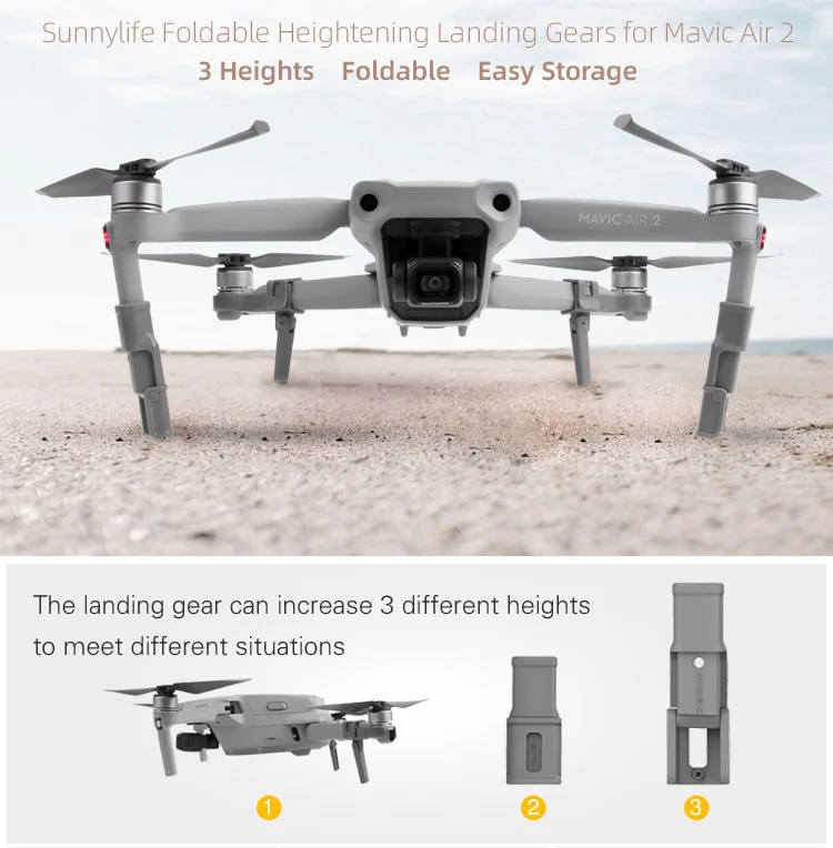 Dispositif De Livraison Airdrop Avec Train D'Atterrissage Pour DJI Mavic Air 2 / 2S - Taoke