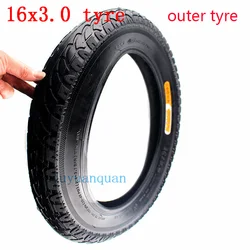 Durable 16 - Inch Electric Bike Tire Inner Tube 16x3.0 (Outer tyre)