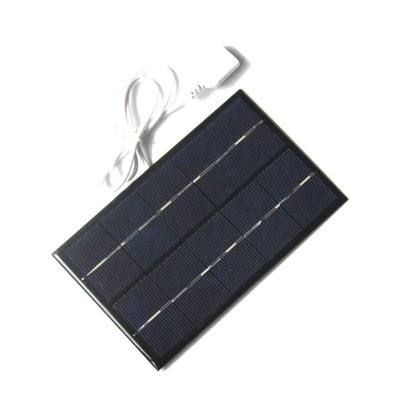 DIY USB солнечная панель 2 Вт 5 В портативное солнечное зарядное устройство Панель быстрое наружное зарядное устройство поликремний дорожный планшет генератор