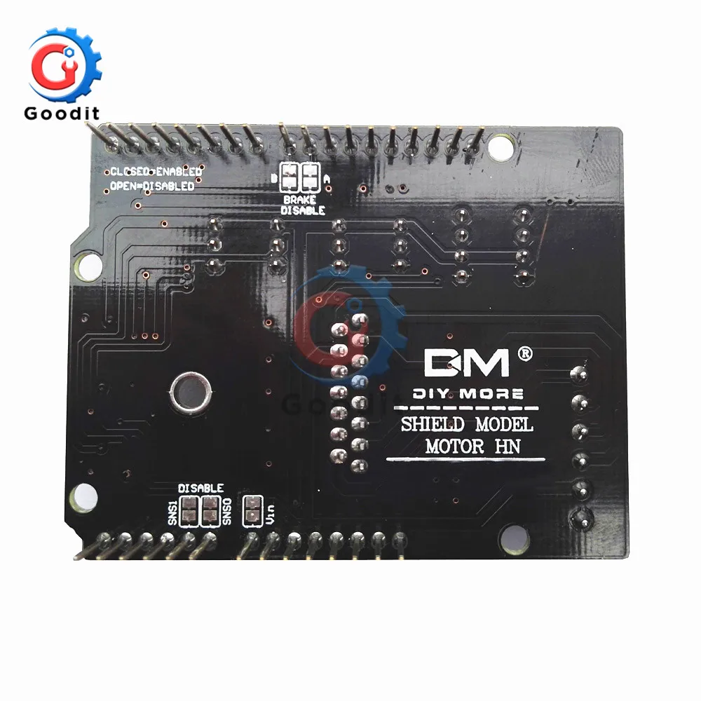Dual Channel DC Motor Driver Shield Expansion Board L298NH Module Driving Module Replace L298P L298 For Arduino R3 MEGA2560 dc motor driver