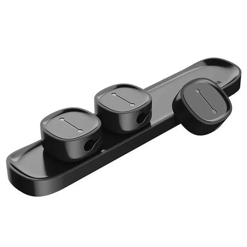 Магнитный Кабельный органайзер USB кабель управление зажим для намотки рабочего места провода шнур протектор кабельный держатель