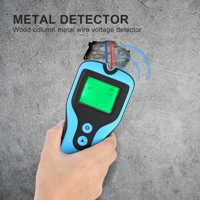 Scienceny Detector de metales Escáner de pared multifunción con orificio de  posicionamiento A/C Cables Tuberías Herramienta de detección Type3