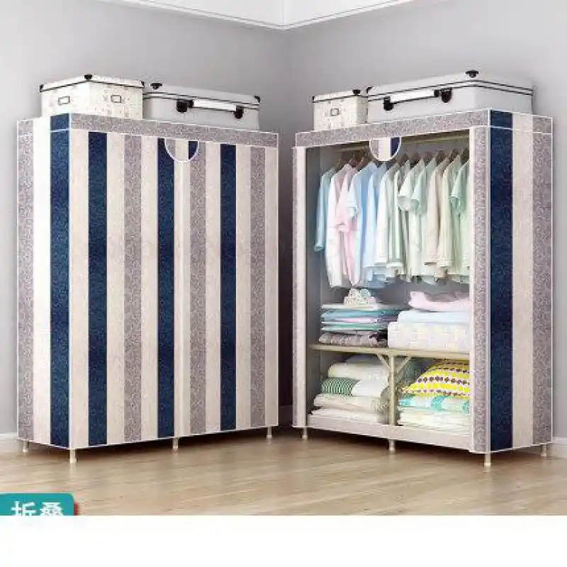Folding Wardrobe Home Bedroom Storage Rental Simple Cloth Wardrobe Modern Minimalist Hanging Wardrobe Fabric Wardrobes Aliexpress