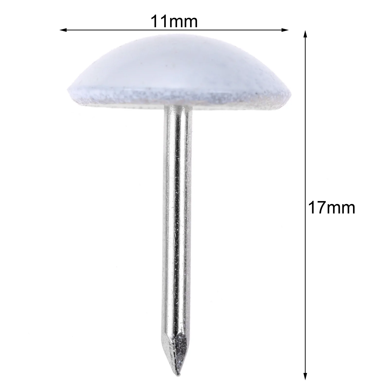 Metal Upholstery Nail Jewelry Case Box Sofa Decorative Tack Stud Pushpin Modern Furniture Nails 11*17mm 50Pcs DRELD