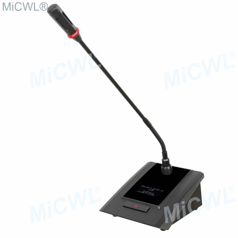 Originele Micwl Digitale Draadloze Conferentie Microfoons Systeem 80 Tafel President Afgevaardigde Radio Audio Zwanenhals Microfoons A10M-A116