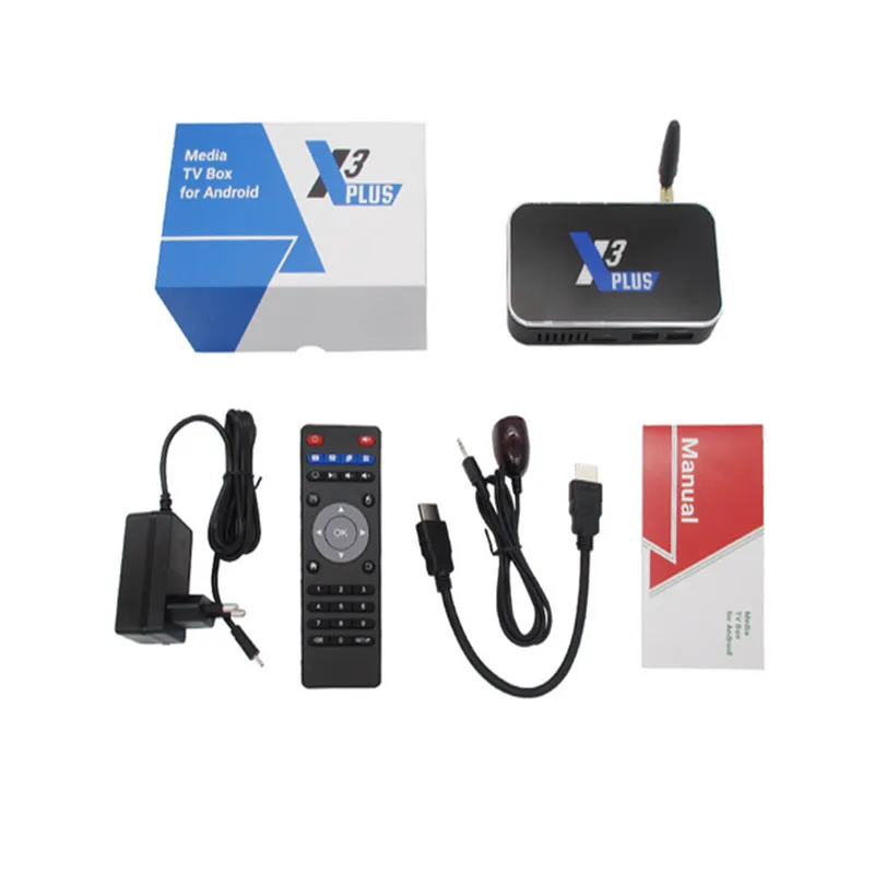 ТВ приставка Ugoos X3 PLUS Amlogic S905X3 Android 9 0 4 Гб DDR4 64 ПЗУ 2 4G Φ Wi Fi 1000 м Bluetooth 4K HD CUBE PRO