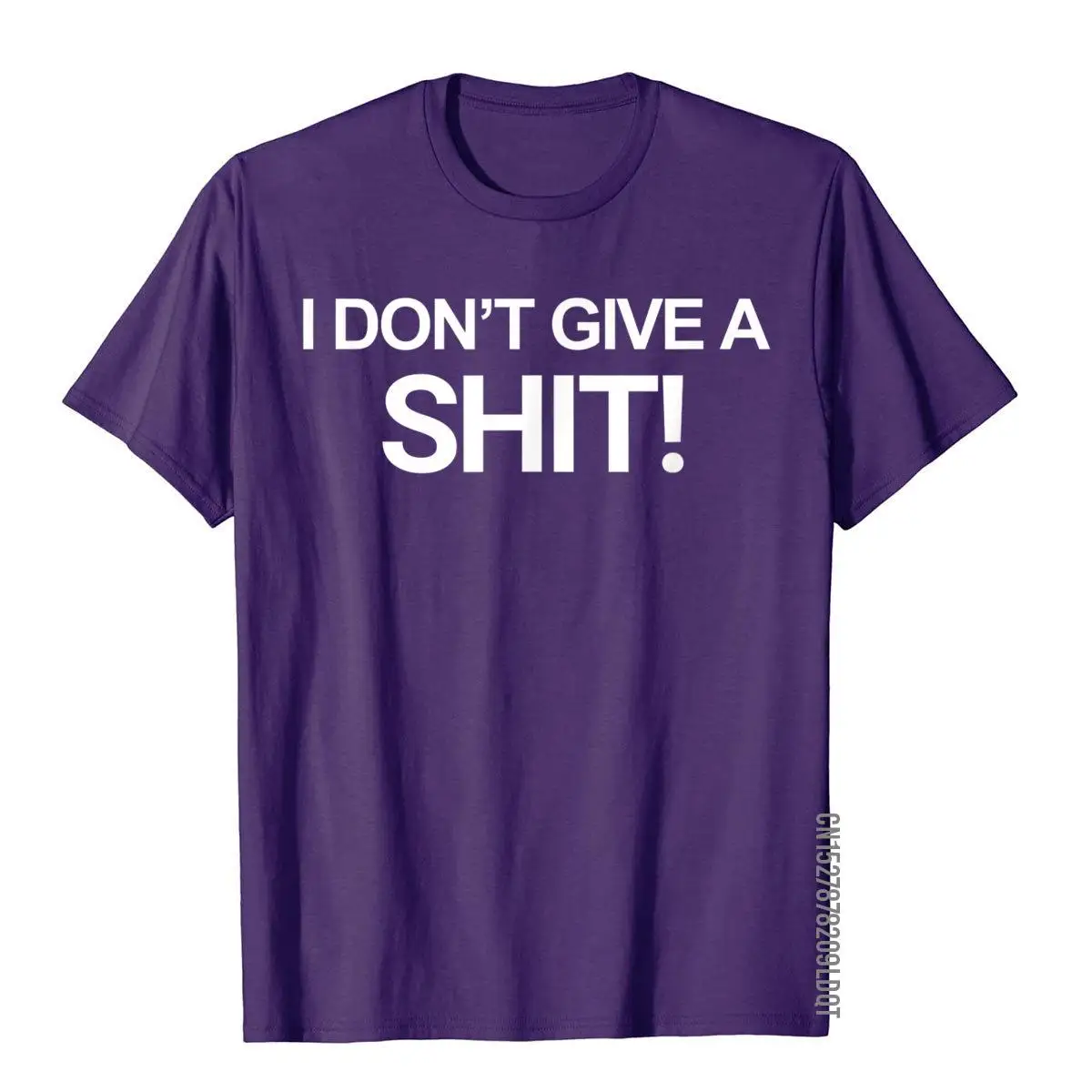 I Don't Give a Shit Funny T-Shirt__B13586purple