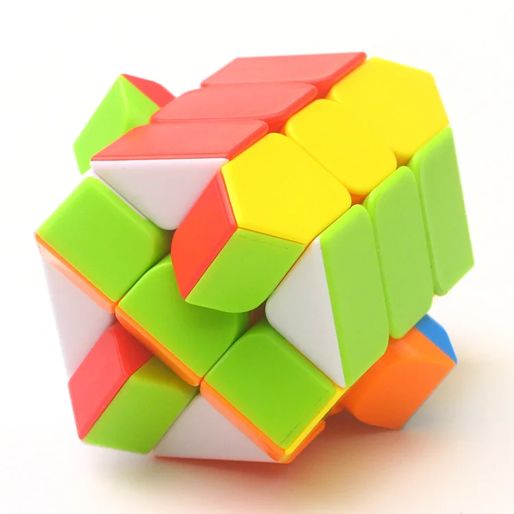 Куб-мельница Stickerless 3x3x3 Волшебные кубики Скорость головоломка Cubo Magico антистресс игрушки для детей подарок на день рождени
