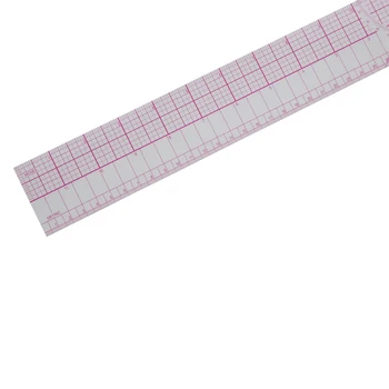 

B97 Double Side Metric Straight Ruler Sewing Craft Tool Plastic Transparent Ruler 60cm 24in Tailor Multi-function Grading Ruler
