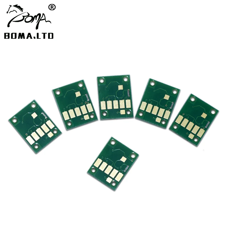 PGI-580 chip 6 color PGI-580 CLI-581 Заправка картриджей с постоянным чип для Canon PIXMA TR7550 TR8550 TS6150 TS6151 TS8150 TS8151 TS8152 TS9150 - Цвет: PGI-580 chip 6 color