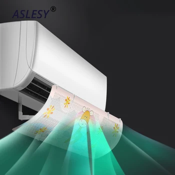 

Adjustable Air Conditioner Covers Air Windshield Conditioning Baffle Shield Wind Deflector Wind Guide Straight Anti-wind Shield