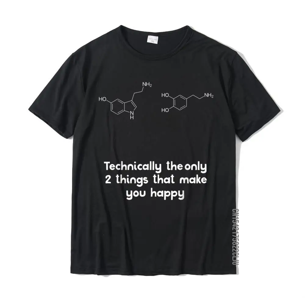 Geek Group Summer/Fall 100% Cotton Round Collar Men Tees Summer Tee Shirts 2021 Discount Short Sleeve Top T-shirts Funny Psychology Quote Serotonin Dopamine Gift Tee T-Shirt__31518 black