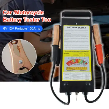 

Mini Car Battery Tester Digital Automotive Voltage Battery Load Analyzer Multifunction Car Diagnostic Tool 6V 12V
