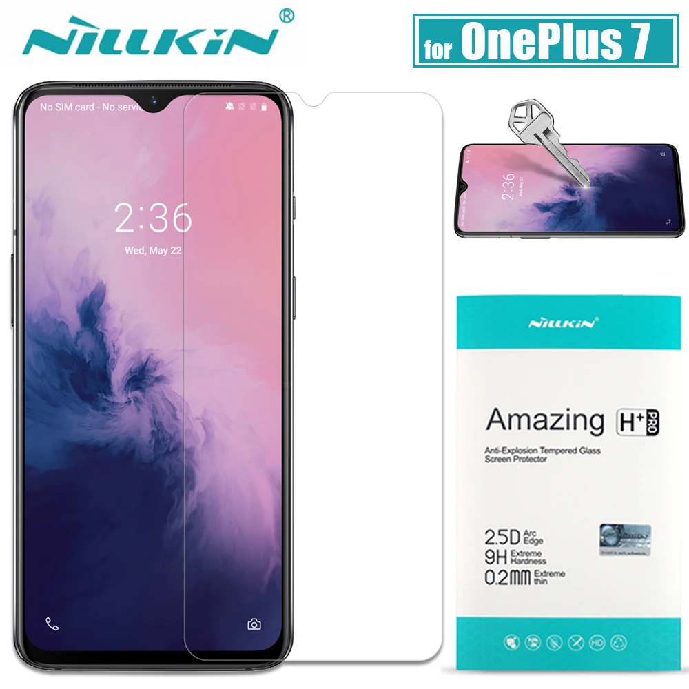 OnePlus 7 T 7 Закаленное стекло протектор экрана Nillkin 9H безопасное прозрачное стекло на One Plus 7 T 7 Nilkin защитное стекло Oneplus 7 T 7
