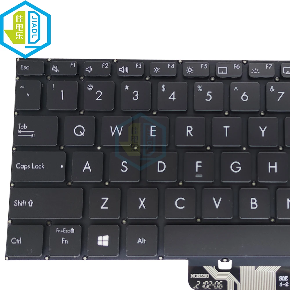 Notebook pc Russo Inglês Teclado Retroiluminado para Asus Pro 14 M3400 M3400qa M7400 Laptop Backlight Substituição Teclados us ru - Imagem 3