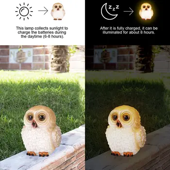 

Owl Solar Light With Solar LED Outdoors Solar Light Solar Lamp Solar Garden Light Home Outdoor Yard Garden Solar Light Lamp