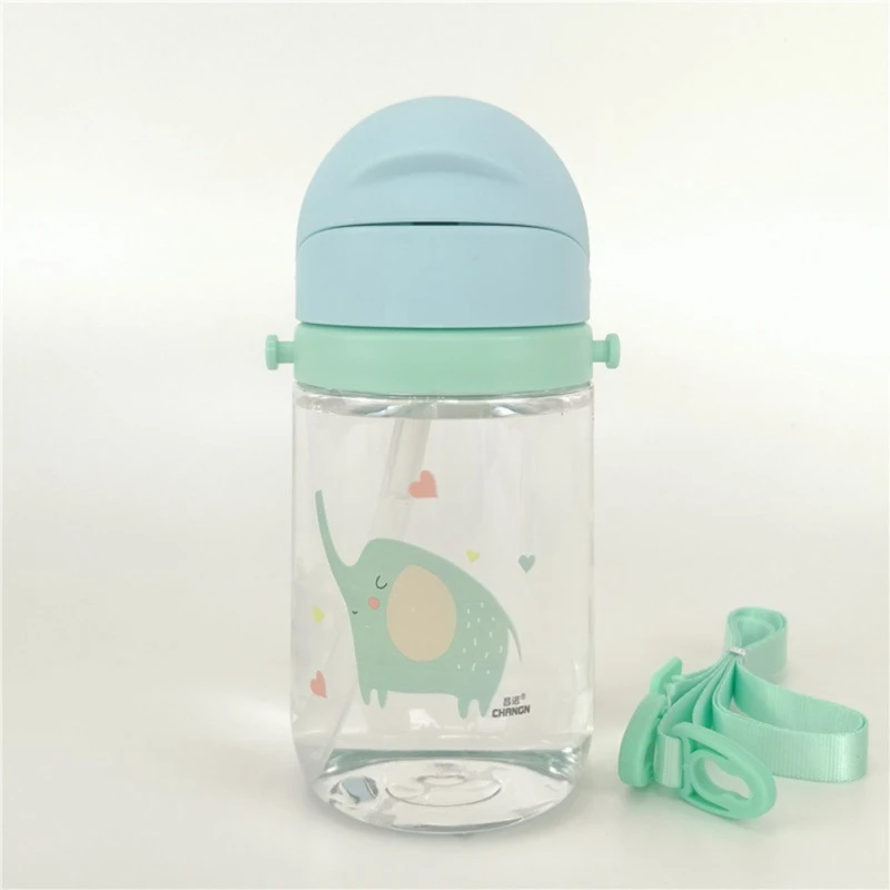Детские бутылочки для обучения питьевой воде, чашки для кормления с ручками и ремешком для новорожденных детей, милые Мультяшные