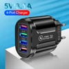 46914-1fb02b.jpg Chargeur de voyage rapide à 4 Ports USB 3.1A QC 3.0, Charge murale, adaptateur de Charge
