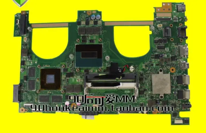 

N550JV For ASUS N550jv N550JK N550JX Laptop Motherboard i7-4700HQ CPU PM GT950 2GB Video memory Mainboard Test