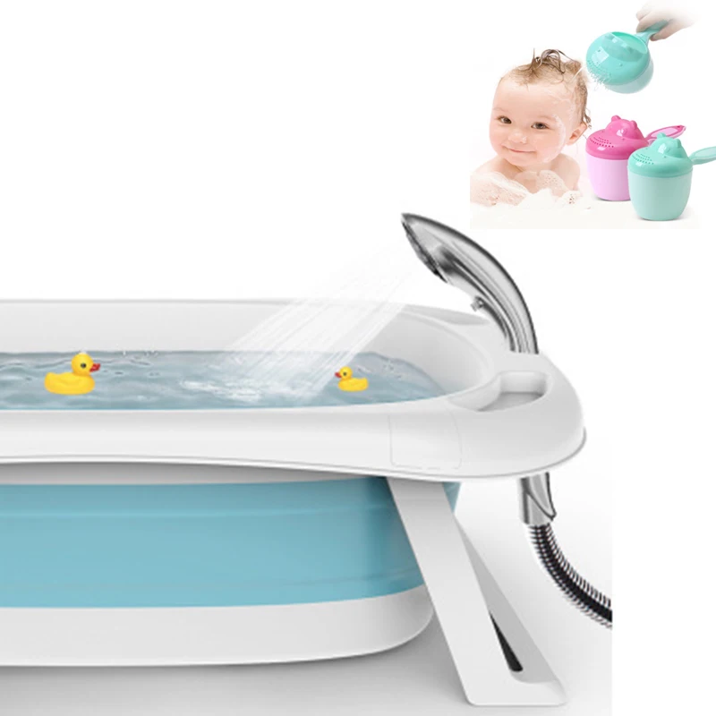 Free Shipping Baby Bathtub Portable Bath Tub Sit Lie Newborn Baby Folding Tub Home Children's Bath Barrel Temperature Bathtub Free Shipping Baby Bathtub Portable Bath Tub Sit Lie Newborn Baby Folding Tub Home Children's Bath Barrel Temperature Bathtub