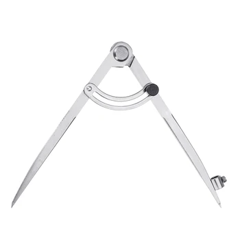 

Adjustable Compass Pencil Scriber DIY 200mm Silver For craftsmen/carpenters