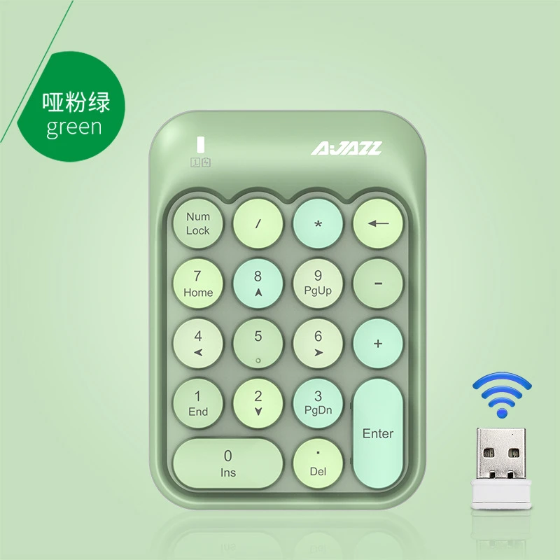 Wireless Numerico Keyboard 2 4G Chocolate Pbt Keycap For Teclado Tablet Anne Pro 2 Pc Gk61 4