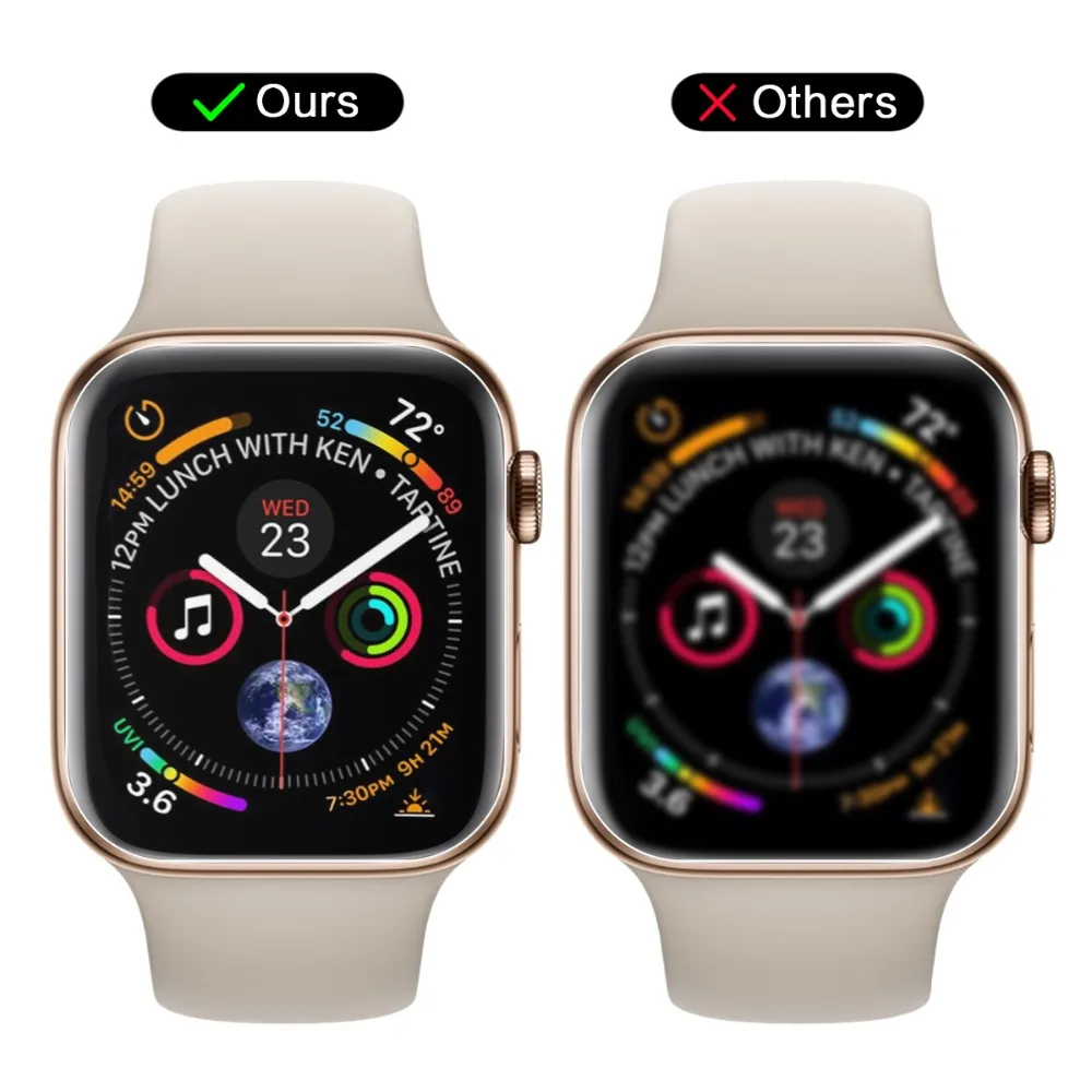 10 шт закаленное стекло для Apple Watch Series 4 40 мм 44 мм защита экрана Защита от царапин защита для i Watch 4 крышка экрана