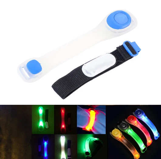 

1X Flashing LED Safety Night Reflective Belt Strap Arm Band Armband Cycling Running Sports Safety Outdoor Sports Durable